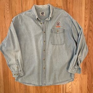 University of Illinois denim shirt